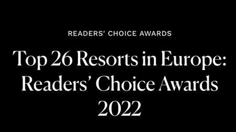 Avrupa kıtasının ilk 26 Resort oteli arasında yer aldı