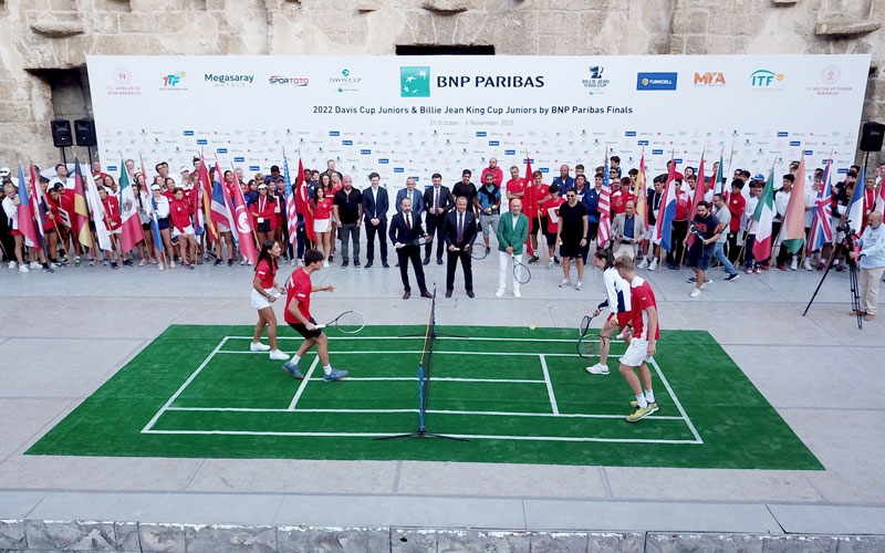23 ülkeden 32 tenis milli takımı Antalya’da