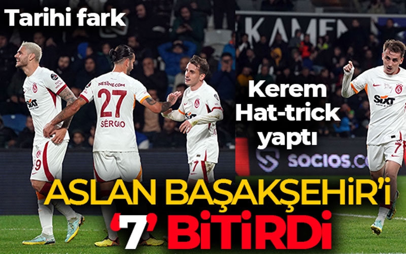 Aslan, Başakşehir'e gol olup yağdı