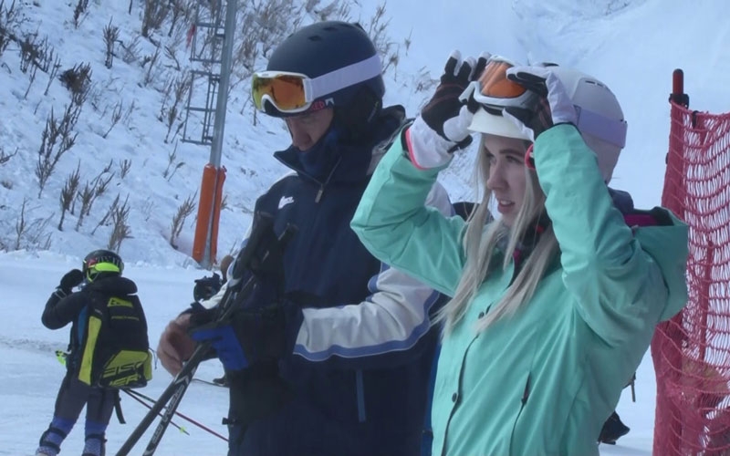 Rus turistler kayak için geldiler
