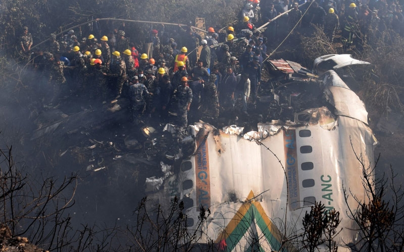 Nepal'de uçak kazası nedeniyle ulusal yas ilan edildi