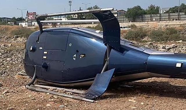 İzmir'de helikopter kazası: 2 yaralı