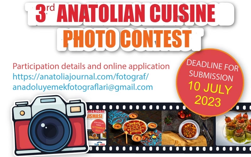 3. Anadolu Yemekleri fotoğraf yarışması bu yıl uluslararası katılımla düzenleniyor 