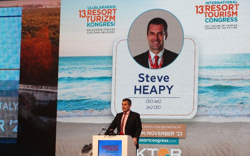  Steve Heapy: ''Türkiye’nin turizmdeki geleceğinde avantajlar kadar tehlikeler de var''