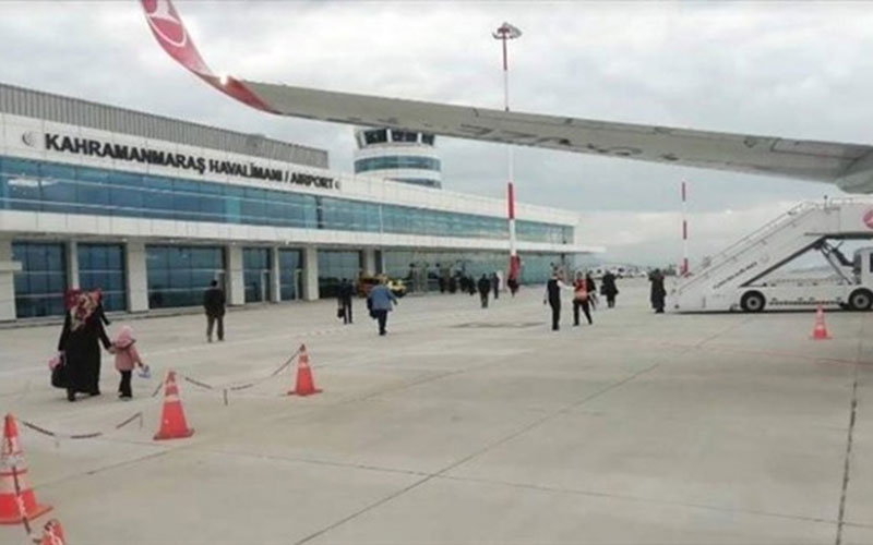 Kasım ayında Kahramanmaraş Havalimanı 20 bin 363 yolcuya hizmet verdi