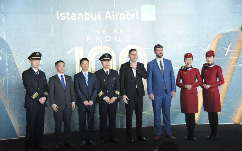 İstanbul Havalimanı’na uçuş yapan 100’üncü havayolu Air China oldu