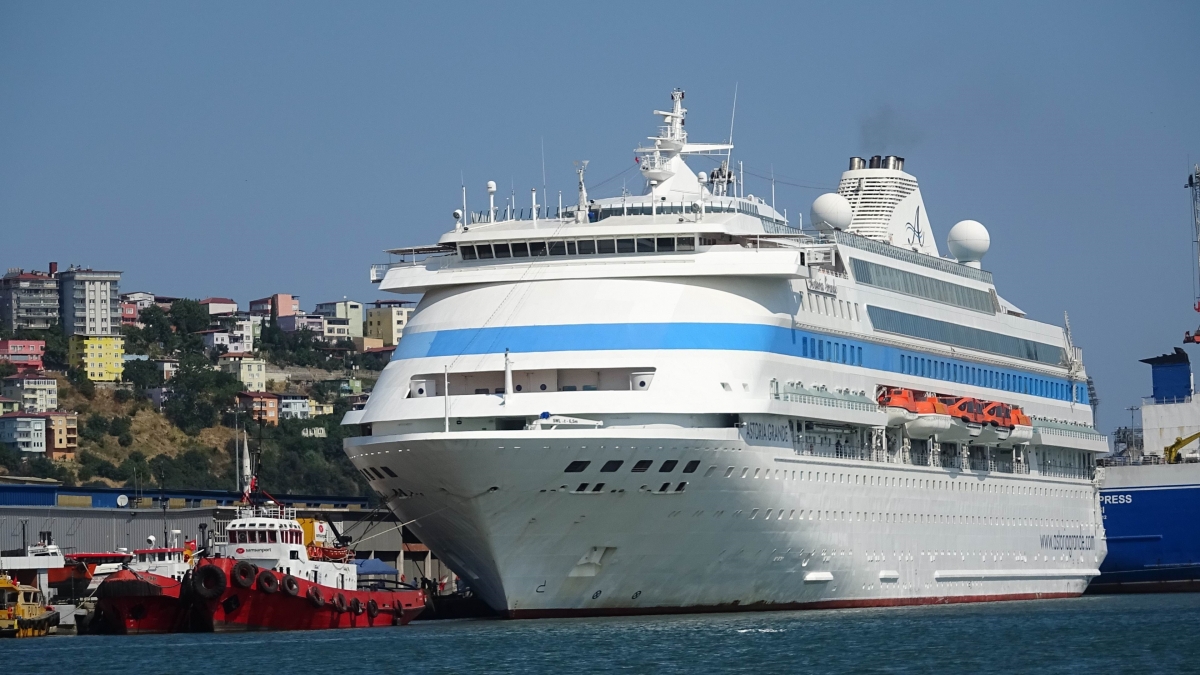 Rus turisti taşıyan kruvaziyerin Türkiye’deki 4. adresi Samsun oldu