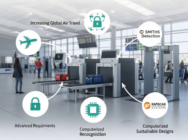 Küresel Havaalanı Kabin Bagajı Tarayıcı Pazarı 7,5 Milyar Dolara Ulaşacak