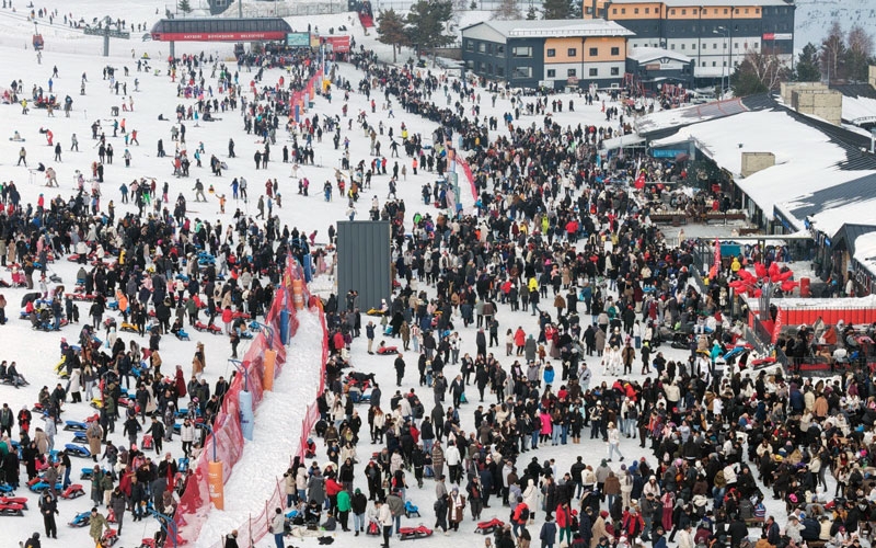 Erciyes her sene rekor kırıyor