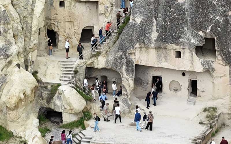Kapadokya'da bayram yoğunluğu yaşanıyor