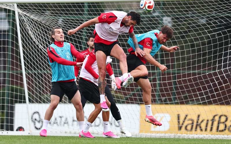 A Mili Futbol Takımı, iki günlük iznin ardından çalışmalara başladı
