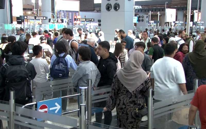  İstanbul Havalimanı'nda dönüş yoğunluğu başladı
