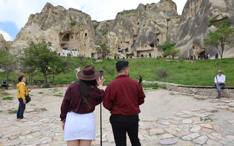 Kapadokya'nın rengi değişti