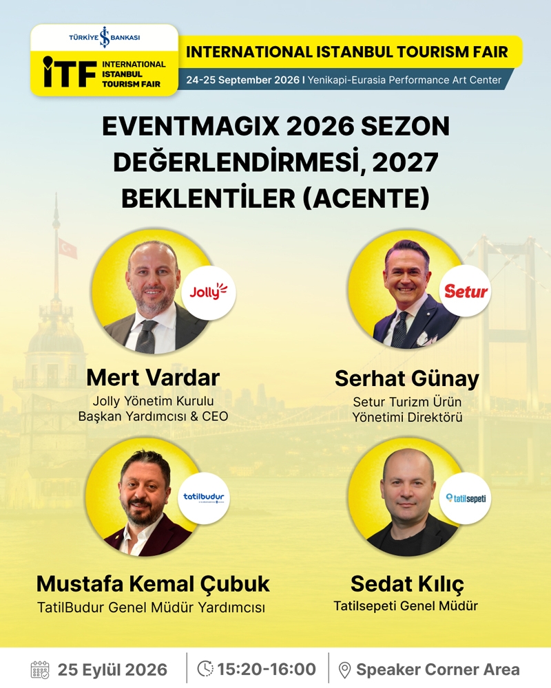 ULUSLARARASI İSTANBUL TURİZM FUARI’NDA  TURİZM ACENTELERİ 2027’NİN ROTASINI KONUŞACAK