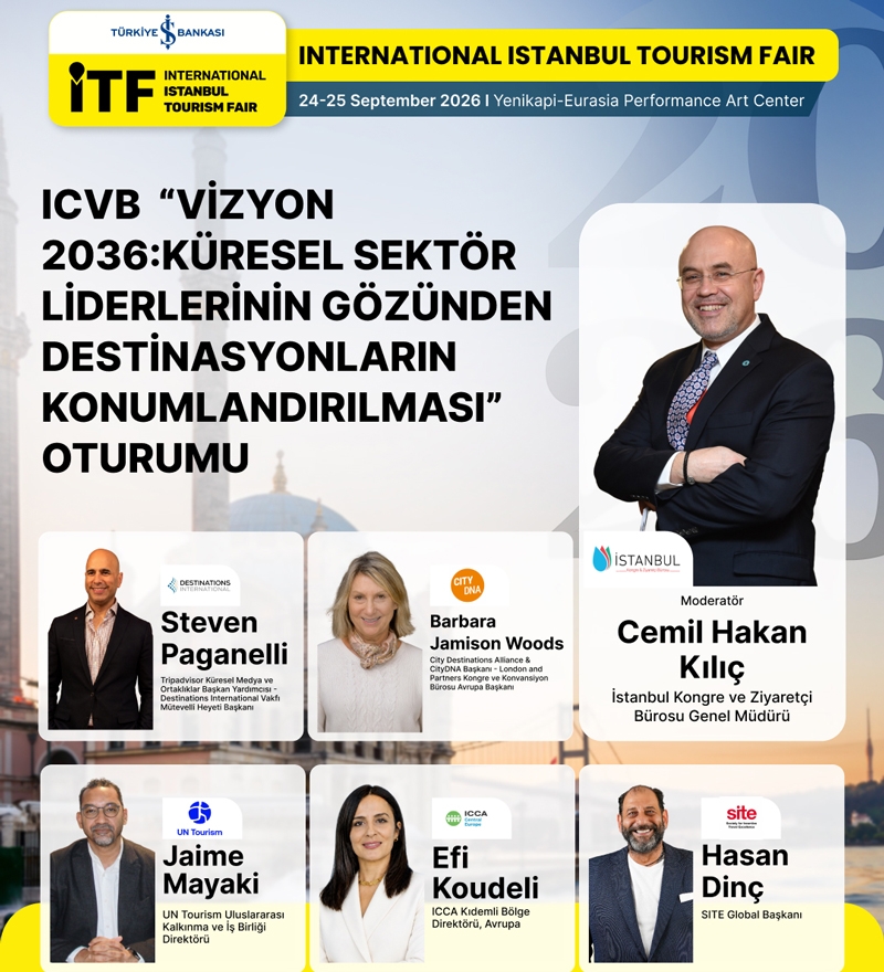 KÜRESEL LİDERLER  İSTANBUL TURİZM FUARI’NDA BULUŞUYOR