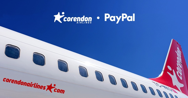 Corendon Airlines, dijital ödeme platformu PayPal’ı ödeme seçeneklerine ekledi