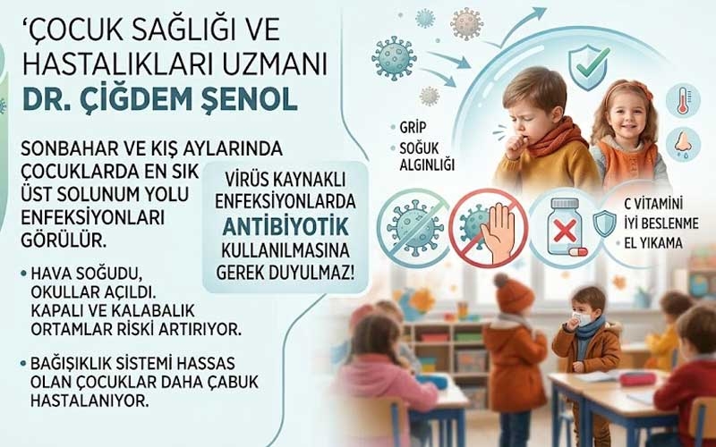 Sonbaharda çocukları bekleyen 5 hastalık