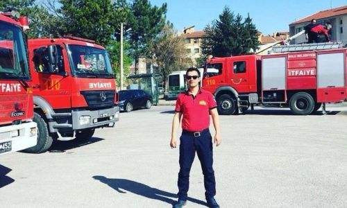 Otelin denetimini yapan itfaiye eri duruşma salonunda bayıldı