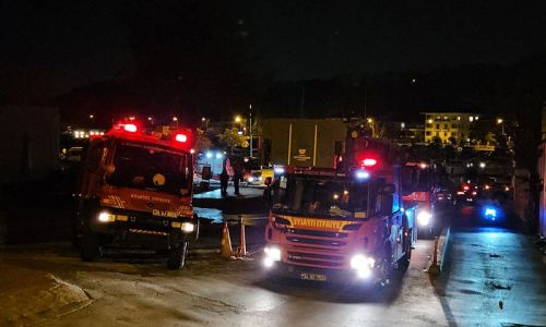 Otelde korkutan yangın