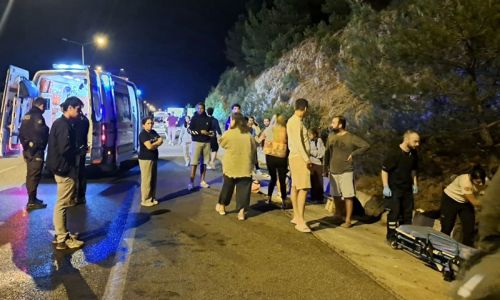 Havalimanı otobüsü kaza yaptı: 5 kişi yaralandı