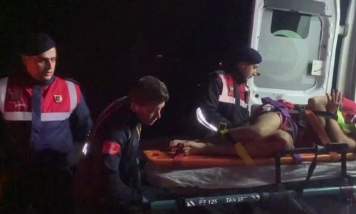  Yürüyüş esnasında uçurumdan düşen Ukraynalı 2 turist kurtarıldı