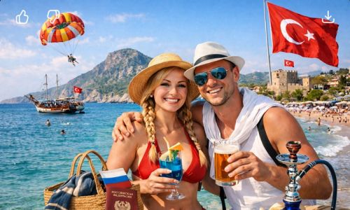 Türkiye'ye en çok turist gönderen ülke Rusya oldu