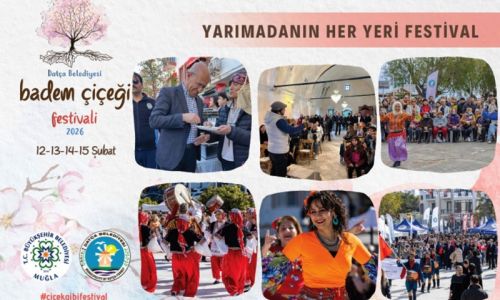 DATÇA’DA KIŞ TURİZMİ BADEM ÇİÇEĞİ FESTİVALİYLE DEVAM EDİYOR