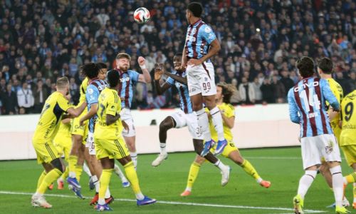 Trabzon'da nefes kesen maç