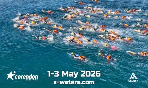 X-WATERS yüzme yarışı Corendon Airlines desteğiyle Antalya'da