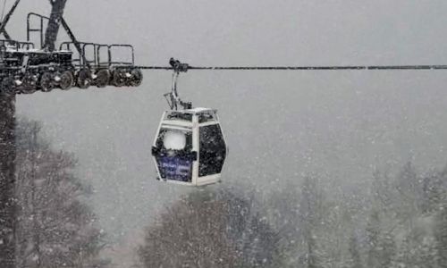 Nisan sürprizi: Uludağ'da kar yağışı etkili oldu