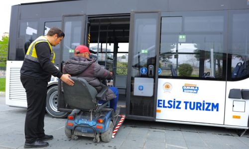 Samsun'da Engelsiz Turizm Otobüsü hizmette