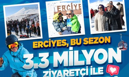 Erciyes, tarihin en uzun kayak sezonunu yaşadı