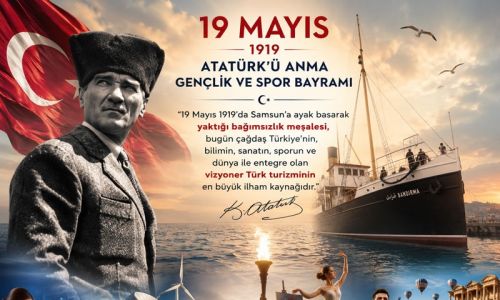 19 Mayıs Atatürk’ü Anma, Gençlik ve Spor Bayramı kutlu olsun
