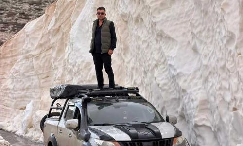 Antalya'da mayıs ayında karla mücadele sürüyor