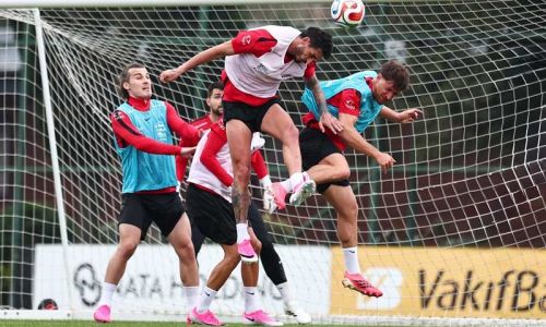 A Mili Futbol Takımı, iki günlük iznin ardından çalışmalara başladı