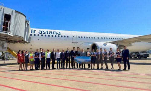 Kazakistan’dan Dalaman’a ilk uçuş