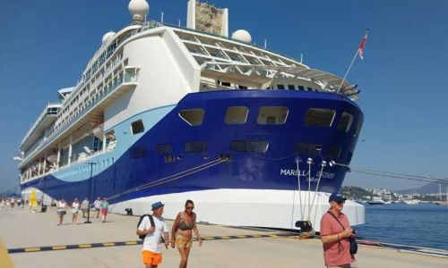 Bodrum'a 1790 yolcusuyla geldi
