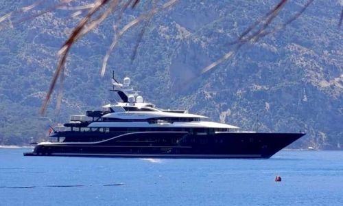 150 milyon dolarlık yüzen saray Bodrum'da