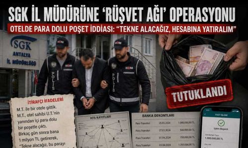 Antalya’da SGK'da rüşvet soruşturması: Otel sahibinden para istendiği iddiası