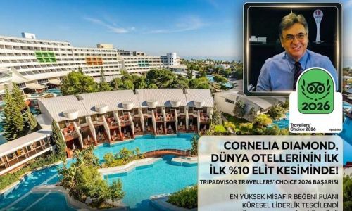  Cornelia Diamond, Dünya otellerinin İlk %10'luk diliminde