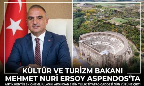 Aspendos’ta 2 bin yıllık tarih gün yüzüne çıktı