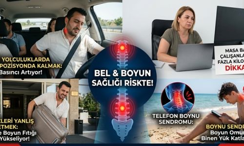 Yaz tatilindeki hatalar bel ve boyun fıtığını tetikleyebilir