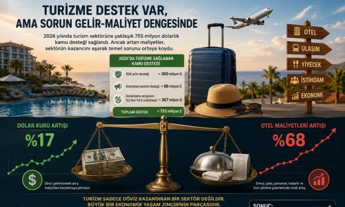 Turizm sektörüne 755 Milyon Dolarlık kamu desteği yetmedi