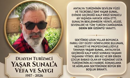 Antalya turizm camiasını yasa boğan kayıp
