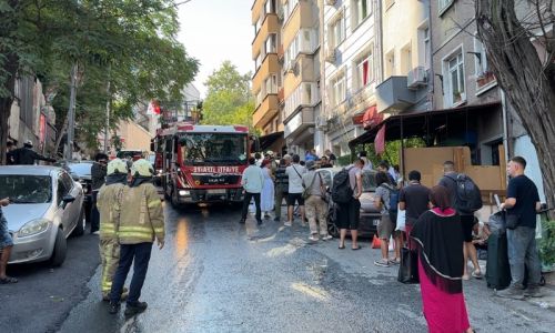 Beyoğlu’nda otel yangını: 17 kişi tahliye edildi