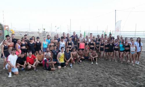 Ünlü plaj voleybolcuları, Alanya'nın spor turizmi elçileri oldu