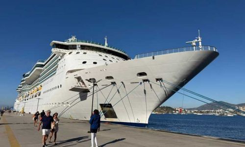 Bodrum’a 2 bin 242 yolculu kruvaziyer geldi
