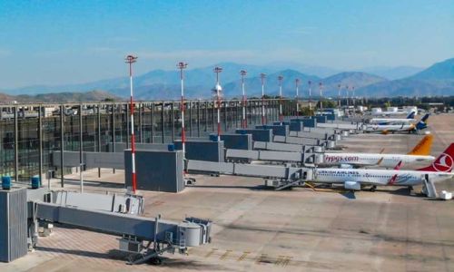 Dalaman havalimanında 9 ayda 4 milyon 571 bin yolcuya hizmet verildi